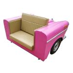 Automotive Themed Furniture Union Jack Ambassador Car Couch With Wheels