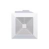 Buy cheap Greenhouse Roof Type Ventilation 100mm White Silent Wall Mounted Exhaust Fan with Damper from wholesalers