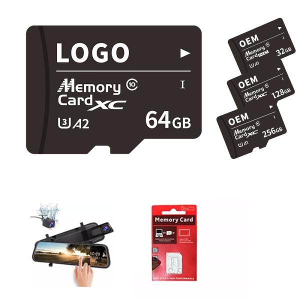 Wholesale C10 U3 Tf Card Memory Cards 32GB 64GB 128GB 256GB Micro Sd Card For