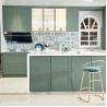 Buy cheap Door Glass Front Modular Kitchen Cabinets Aluminum Frame Kitchen Cabinet from wholesalers