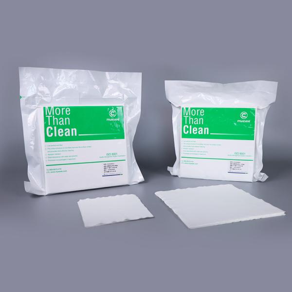 Buy cheap 6x6 Inch 180g Cleanroom Microfiber Wipes Class 10-100 Industrial Cleaning Cloth from wholesalers