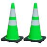 Buy cheap 28inch Highway Safety PVC Road Cone with Black Base from wholesalers