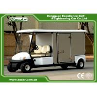 Buy cheap EXCAR White Electric Utility Carts Food Cart With Two Seater E-KEY Deep Cup product
