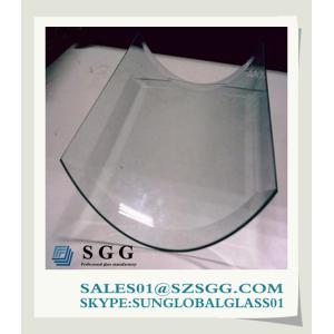 Buy cheap Curved tempered glass 3-19mm from wholesalers