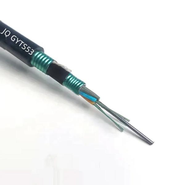 Buy cheap Factory Price Good Quality Outdoor Underground Direct Buried Armoured Fiber Optic Cable GYTS53 from wholesalers