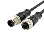 Buy cheap 8 Pin Wire X Code PCB Cable Connector M12 Waterproof Panel Mount RJ45 from wholesalers