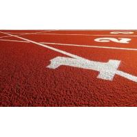 Buy cheap Durable Textured Rubber Track Installation , Shockproof Playground Track product