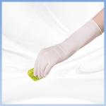 White Lab Safety Gloves Disposable Synthetic Nitrile Safety Gloves Breathable