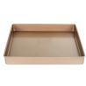 Buy cheap Aluminium Cake Mould Square Non Stick 1.5mm Square Baking Mold With Golden Coating from wholesalers