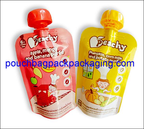 Buy cheap Spout stand up pouch for juice, beverage, Independent packing bags from wholesalers