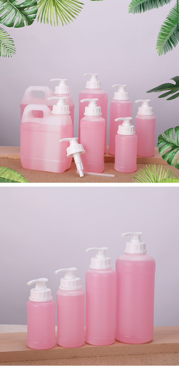 250ml-10L Capacity Plastic Pump Bottles for Soap Shower Gel Shampoo Lotion Liquid