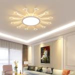 Modern Living Room Acrylic Ceiling Lights Minimalist Creative Loft Sun Ceiling