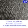 Buy cheap Honeycomb / Hexagon Pattern 3K Carbon Fiber Jacquard Fabric For Composite Parts from wholesalers