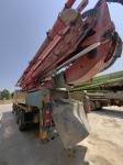 Semi-Dry Shotcrete Concrete Pump Truck 49m Used Heavy Equipment Mercedes Benz