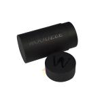 Eco-friendly Customized Matte Black Round Gift Packaging Paper Tube for
