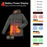 Buy cheap Winter Electric Heated Jacket Carbon Fiber Softshell Waterproof Down Jacket With Hoodie from wholesalers