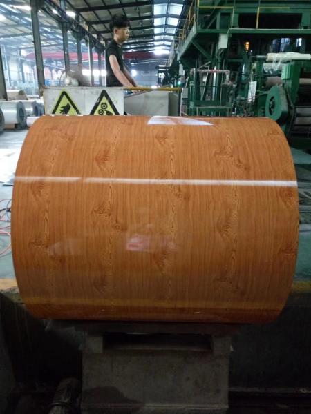 Wall Cladding Interior Decoration Wood Grain Steel Coils Pre-Painted Galvanised