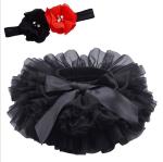 Polyester Infant Girls' Tulle Tutu Skirt Bloomers For Kids Baby Clothing