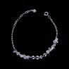 Buy cheap Women Plain Silver Bracelet Christmas Snowflake 925 Silver Bracelet Jewelry from wholesalers