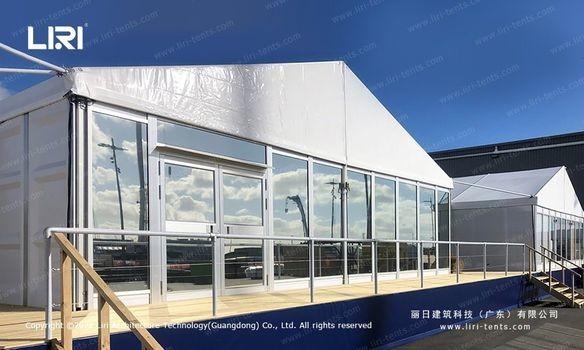 Buy cheap Water Resistant Glass Wall Outdoor Event Tents 6061 Aluminium Profile from wholesalers