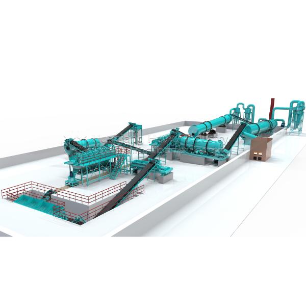 Buy cheap ISO CE 22KW-120kw Poultry Dung Organic Fertilizer Production Line from wholesalers