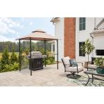 Outdoor Patio Grill Gazebo Tent AJUNION 5x8 Double Tiered BBQ Canopy with Steel