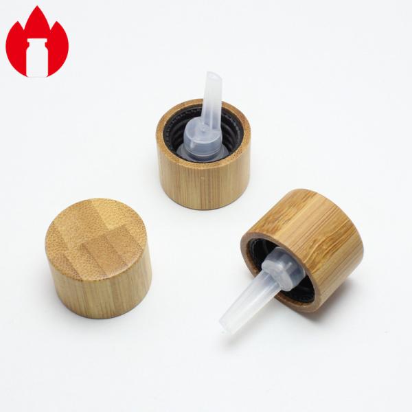 Buy cheap 18mm Bamboo Plastic Screw Top Cap With Plastic Stopper from wholesalers