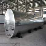 Cylinder Shape Heating Speed Fast Asphalt Heating Tank With Bitumen Thermometer