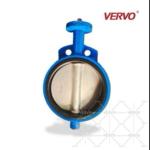 Casting Steel Carbon Steel A216 WCB Bare Stem Butterfly Valve PN16 Dn250 Wafer