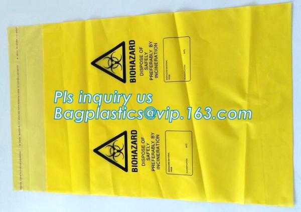 Buy cheap Medical Biohazard Bag/self sealed biohazard waste bag, Medical Disposable Plastic Bags/Self Sealing Sterilization Bag/ Z from wholesalers