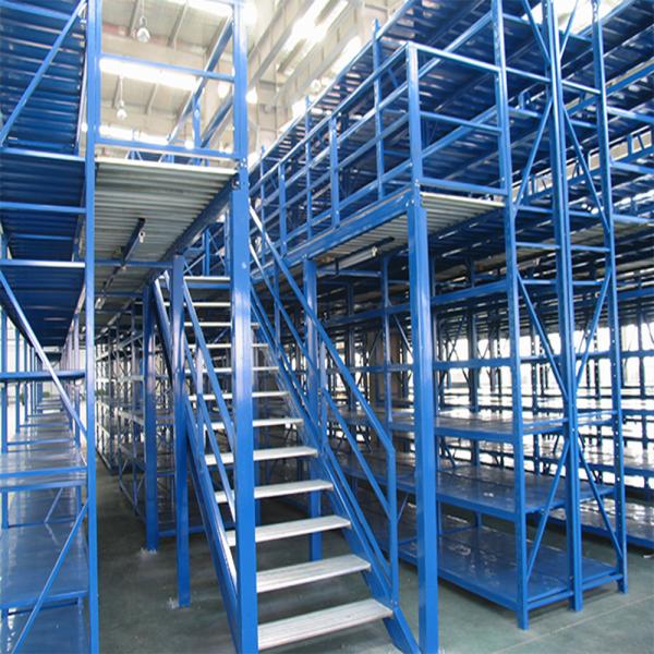 Buy cheap Medium Duty Mezzanine Storage Rack Cold Rolled Steel Mezzanine Platform from wholesalers