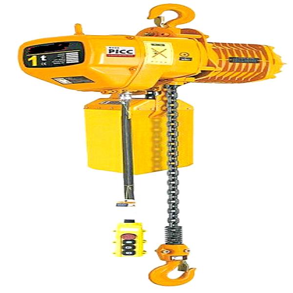 Buy cheap Fixed 1 Ton / 2 Ton Electric Chain Hoist Without Electric Trolley In Gold Yellow from wholesalers