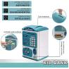 Buy cheap kids educational financial customs atm password piggy bank blue color mini electronic safe from wholesalers