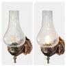 Buy cheap Vintage Metal Wall Glass Light Chinese Style E27 Oil Lamp with Crack Lampshade vintage oil lamp (WH-VR-111) from wholesalers