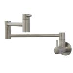 Modern Wall Mounted Expansion Pot Filler With Dual Swing Joints Steel 304/316