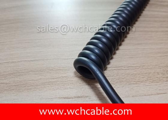 Buy cheap UL20979 Excellent Resilience Machinery Curly Cable from wholesalers