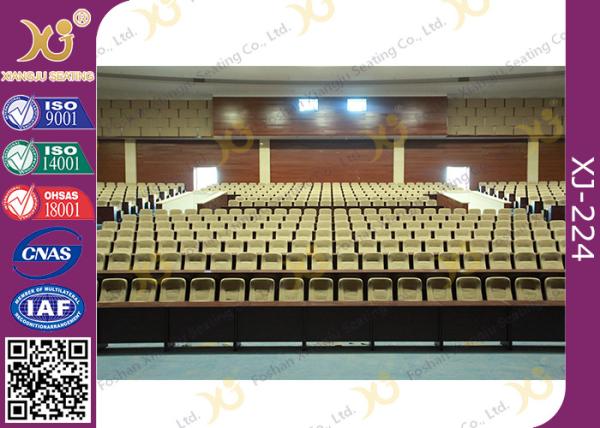 Quality Paint Plywood Flexible Armrest Commercial Theater Seating For Acoustic Room / Auditorium for sale
