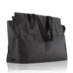 High quality black nylon handbags tote bag classic handmade nylon travel tote