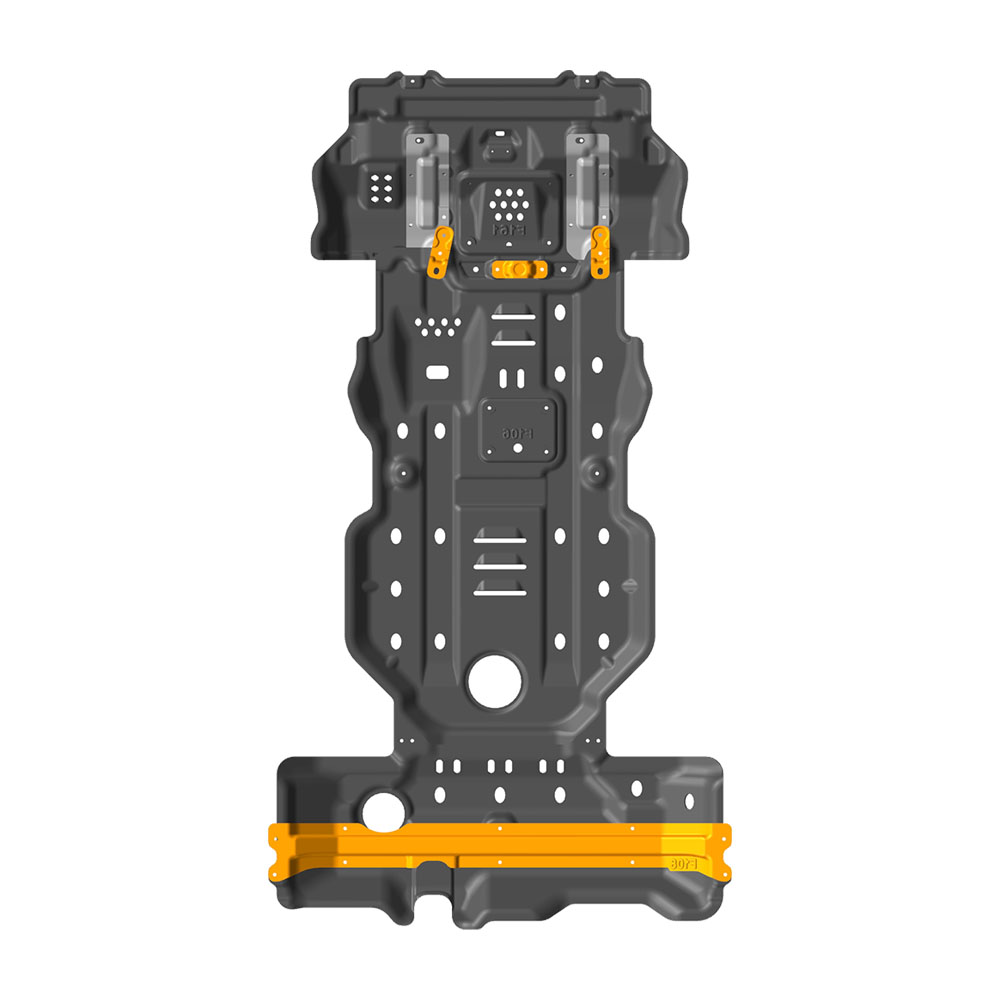 Aluminium Alloy Bash Plate For Toyota Prado LC120 Aluminum Skid