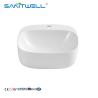 Buy cheap Sanitary Bathroom Rimless 150mm Vanity Wash Ceramic Basin Above Counter Basin from wholesalers