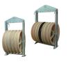 Buy cheap Aluminium 3 Sheave 40KN Bundled Conductor Stringing Blocks from wholesalers
