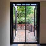 Fly And Insect Resistance Retractable Window Screens Door System