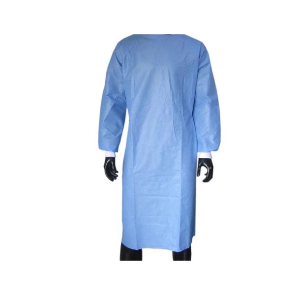 Quality Sterile Disposable Reinforced Surgical Gown Breathable Fluid Repellent CE Approved for sale
