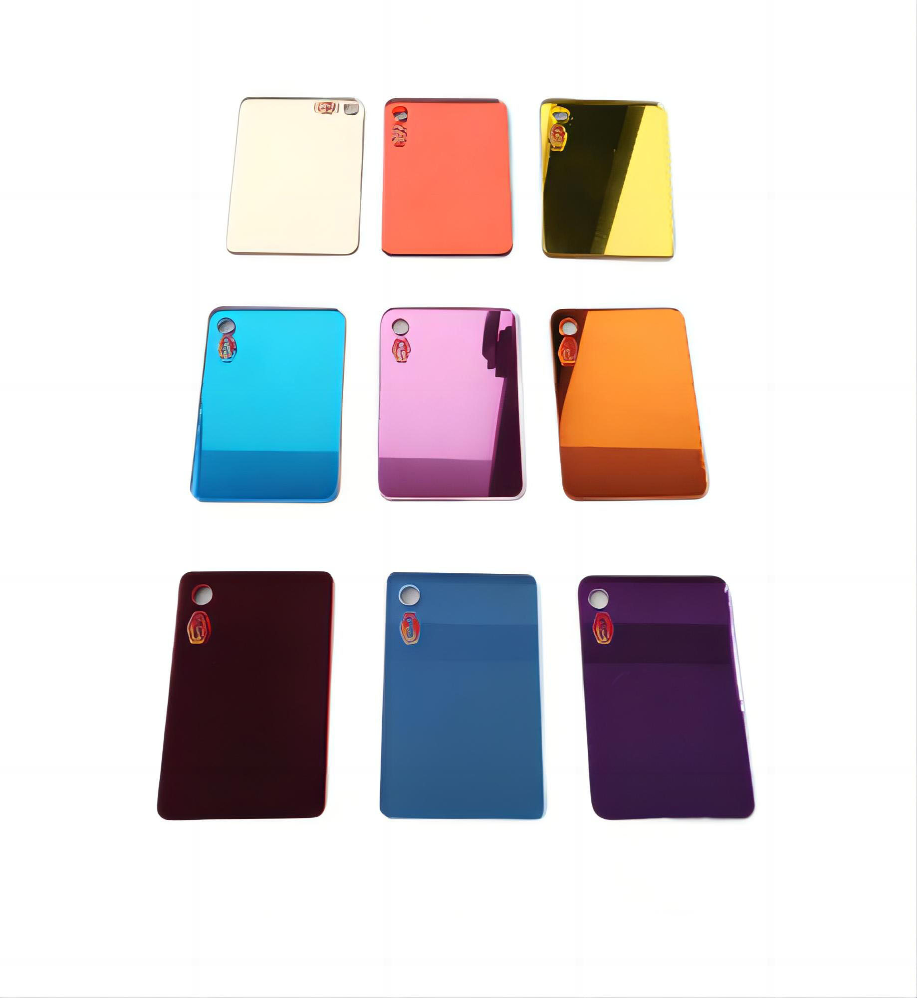 Extruded Colorful Silver Adhesive Mirror Acrylic Sheet with High Reflective for Home Decoration