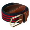 Buy cheap Cotton Leather Knitted Belt 3.2cm Canvas Web Belt Polyester from wholesalers