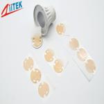 Light Amber 1.8W Phase Changing Materials Thermal Conductive Pad For Car Battery