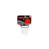 Buy cheap Hanging Clips Toy Basketball Hoop , Mini Basketball Hoop Set With Plastic Rim product