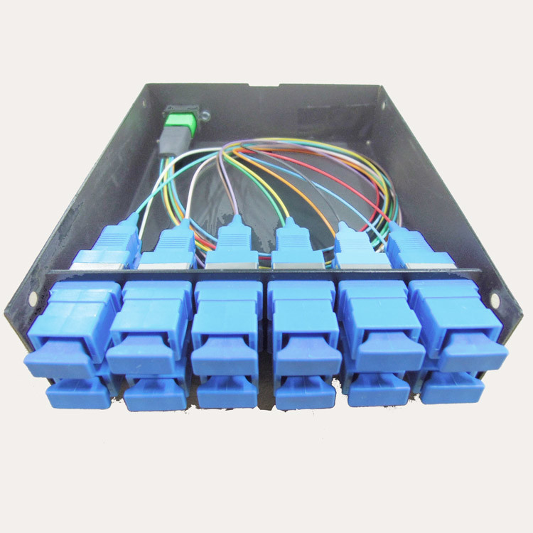 high integrated LGX Module MPO to LC Cassette 12 24 Fiber MPO patch Panels