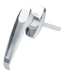 L Cabinet Push Handle Lock 115x30mm Zinc Alloy Carbon Steel Stainless Steel