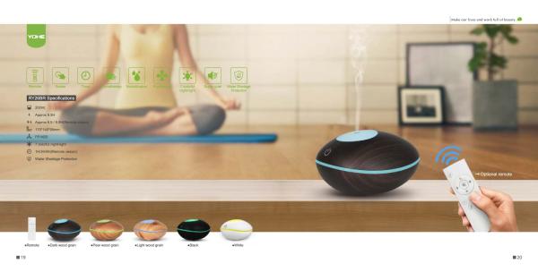 Buy cheap New Product yoga wooden ultrasonic diffuser with remote GK-RY26BR from wholesalers